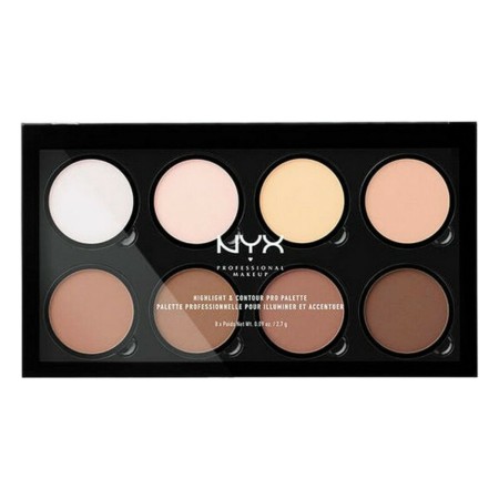 Iluminador Highlight & Contour Pro NYX (8 x 2,7 g) de NYX, Iluminadores - Ref: S0572100, Precio: 23,53 €, Descuento: %