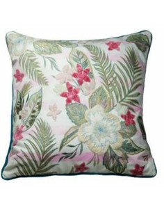 Cushion cover Alexandra House Living Pearl Gray 55 x 55 + 5 cm | Tienda24 Tienda24.eu