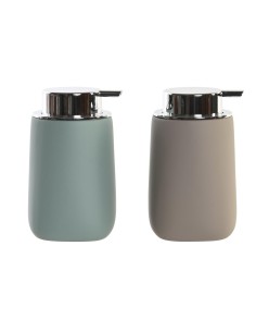 Soap Dispenser Home ESPRIT Grey Natural Wood Resin 7 x 9 x 19 cm | Tienda24 Tienda24.eu