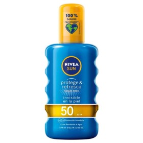 Spray Sun Protector PROTEGE & REFRESCA Nivea Spf 50 (200 ml) 50 (200 ml) by Nivea, Sun filters - Ref: S0572786, Price: 16,07 ...