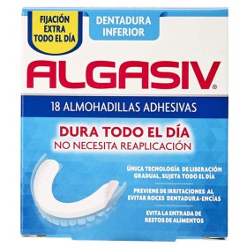 Adhesive Denture Pads INFERIOR Algasiv ALGASIV INFERIOR (18 uds) by Algasiv, Adhesives - Ref: S0572813, Price: 10,85 €, Disco...