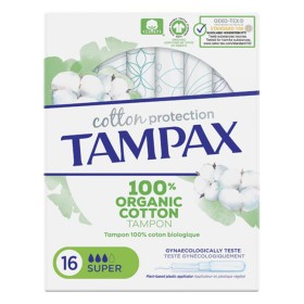 Tampons Super ORGANIC Tampax Tampax Organic Super (16 uds) 16 Unités de Tampax, Tampons - Réf : S0572989, Prix : 6,56 €, Remi...