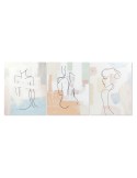 Painting DKD Home Decor 80 x 3,7 x 100 cm Abstract Modern (3 Pieces) | Tienda24 Tienda24.eu