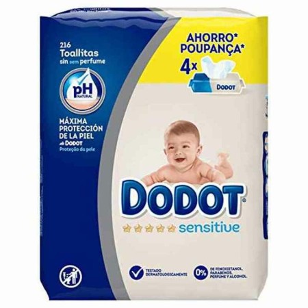 Toalhetes Sensitive PH Dodot 216 uds | Tienda24 - Global Online Shop Tienda24.eu