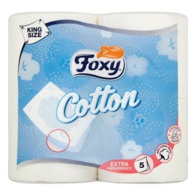 Toilet Roll Cotton Foxy COTTON 4R (4 uds) (4 Units) by Foxy, Toilet Tissues - Ref: S0573843, Price: 11,34 €, Discount: %