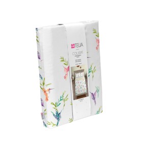 Bettbezug-Set Alexandra House Living Colibrí Bunt King size 3 Stücke von Alexandra House Living, Bettdecken und Bettdeckenbez...