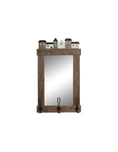 Spiegel mit Montageklemme Weiß Metall Holz MDF 33,7 x 30 x 10 cm (4 Stück) | Tienda24 Tienda24.eu