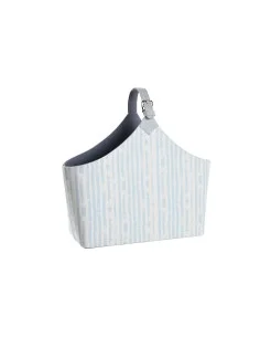 Portariviste DKD Home Decor 49 x 17 x 45 cm Azzurro Bianco Mediterraneo da DKD Home Decor, Portariviste - Ref: S3042322, Prec...