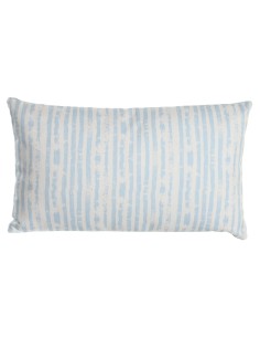 Cuscino DKD Home Decor 50 x 15 x 30 cm Righe Azzurro Bianco Mediterraneo da DKD Home Decor, Cuscini decorativi - Ref: S304232...