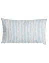 Almofada DKD Home Decor 50 x 15 x 30 cm Riscas Azul Branco Mediterrâneo | Tienda24 Tienda24.eu