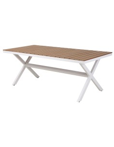 Mesa de Jantar Io Branco Alumínio 280 x 100 x 75 cm | Tienda24 Tienda24.eu