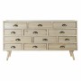 Chest of drawers DKD Home Decor Natural Wood MDF Navy Blue