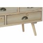 Chest of drawers DKD Home Decor Natural Wood MDF Navy Blue