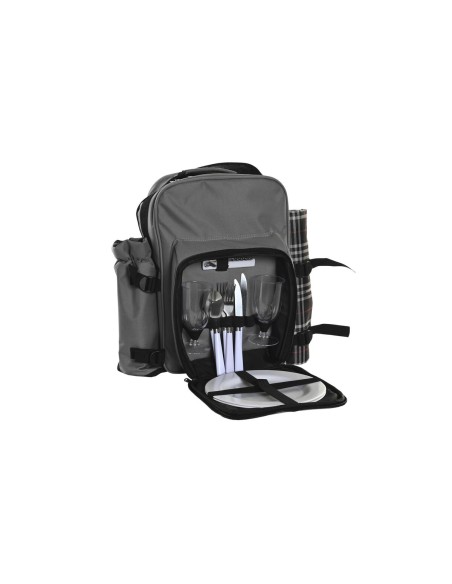 Picnic set DKD Home Decor 28,5 x 20 x 39 cm Dark grey | Tienda24 Tienda24.eu