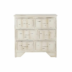 Chest of drawers DKD Home Decor White Multicolour Wood Metal