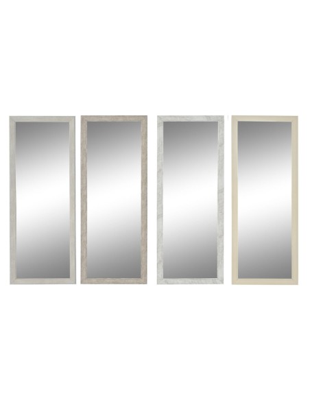 Espejo de pared DKD Home Decor 36 x 2 x 95,5 cm Cristal Poliestireno (4 Unidades) | Tienda24 Tienda24.eu