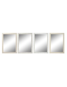 Specchio da parete DKD Home Decor 70 x 2 x 97 cm Cristallo Avorio polistirene (4 Unità) da DKD Home Decor, Specchi da parete ...