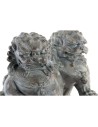 Figura Decorativa DKD Home Decor Cinzento Oriental 28 x 18 x 27 cm (2 Unidades) | Tienda24 Tienda24.eu