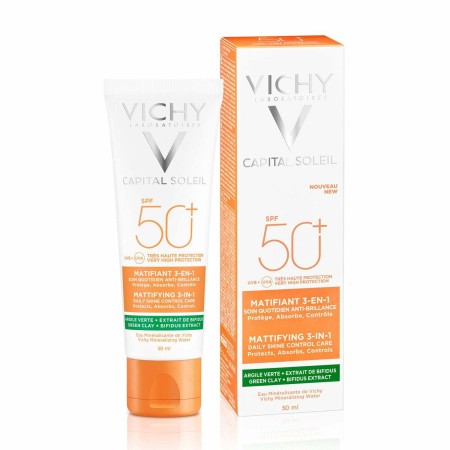 Gesichtscreme Vichy Capital Soleil Empfindliche Haut 50 ml Spf 50 SPF 50+ | Tienda24 - Global Online Shop Tienda24.eu