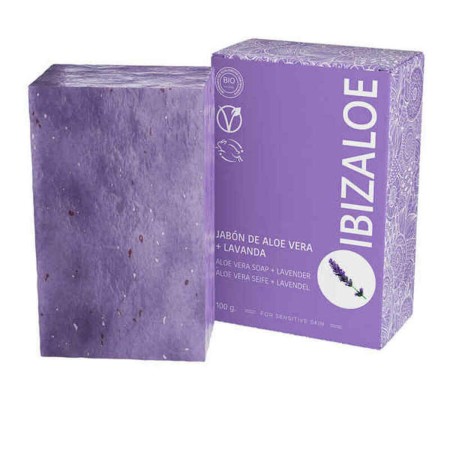 Soap Cake Ibizaloe Lavender 100 g by Ibizaloe, Soaps & Hand Wash - Ref: S0582350, Price: 7,78 €, Discount: %