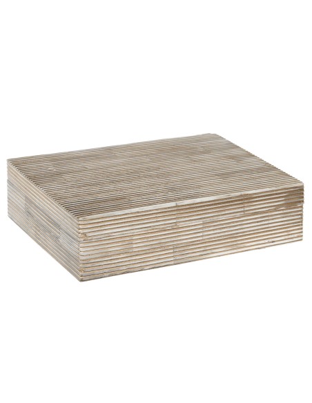 Guarda-Joias DKD Home Decor 20,5 x 13 x 5,5 cm Creme Osso Resina | Tienda24 Tienda24.eu