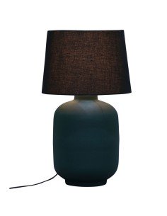 Desk lamp Home ESPRIT Brown Metal Raffia 50 W 220 V 27 x 27 x 40 cm | Tienda24 Tienda24.eu