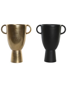 Vase Alexandra House Living Gold Kristall 22 x 50 cm | Tienda24 Tienda24.eu