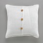 Cushion cover Alexandra House Living White 50 x 50 cm by Alexandra House Living, Cushion Covers - Ref: D1602525, Price: 8,41 ...