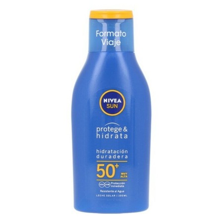 Leite Solar Sun Protege & Hidrata Nivea 50 (100 ml) | Tienda24 - Global Online Shop Tienda24.eu