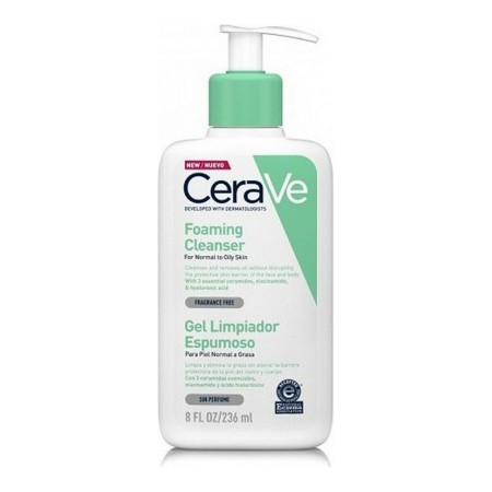 Gel de Limpeza Espumoso CeraVe Foaming Cleanser 236 ml de CeraVe, Limpadores - Ref: S0584459, Preço: 12,98 €, Desconto: %