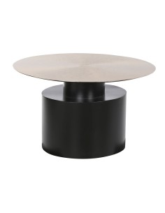 Centre Table Home ESPRIT Wood Metal 90 x 90 x 45 cm | Tienda24 Tienda24.eu