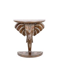 Table d'appoint Romimex Marron Beige Métal Marbre 35 x 57 x 35 cm | Tienda24 Tienda24.eu