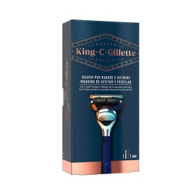 Rasoir King C Gillette Gillette King Bleu de Gillette, Homme - Réf : S0585401, Prix : 9,92 €, Remise : %