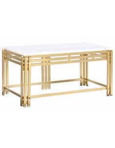 Console DKD Home Decor Black Golden Wood Metal 81,5 x 36 x 71,5 cm | Tienda24 Tienda24.eu