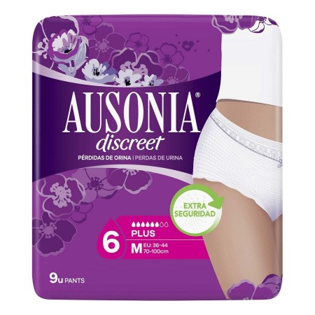 Compresas para Incontinencia Ausonia Discreet Boutique Mediano (9 uds) de Ausonia, Compresas para pérdidas de orina - Ref: S0...