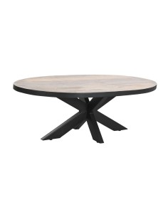 Tavolino da Caffè DKD Home Decor Naturale Metallo Legno di mango 130 x 70 x 45 cm da DKD Home Decor, Tavoli - Ref: S3044178, ...