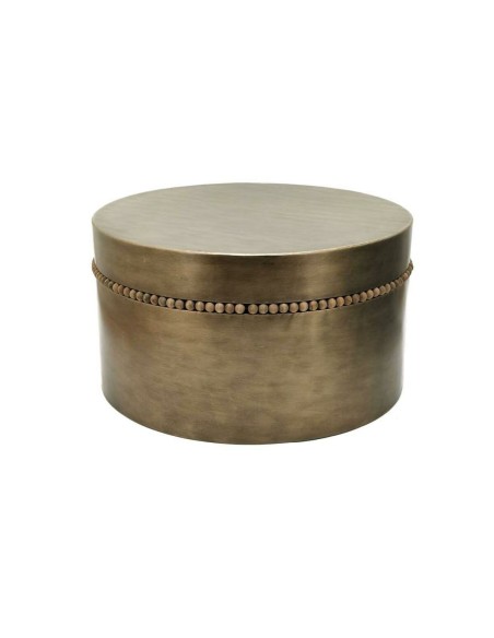 Side table DKD Home Decor 76 x 76 x 42 cm Golden Metal | Tienda24 Tienda24.eu