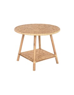 Tavolo aggiuntivo DKD Home Decor 61 x 61 x 46 cm 61 x 61 x 49 cm Marrone Rattan da DKD Home Decor, Tavoli - Ref: S3044201, Pr...