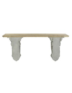 Centre Table Home ESPRIT Brown Pine 100 x 100 x 36 cm | Tienda24 Tienda24.eu