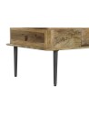 Centre Table DKD Home Decor 116 x 60 x 46 cm Metal Aluminium Mango wood | Tienda24 Tienda24.eu