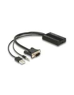 Adaptateur HDMI vers Micro HDMI Akyga AK-AD-23 Mini HDMI Noir | Tienda24 Tienda24.eu