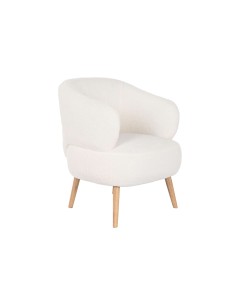 Armchair White MDF Wood Foam 100 % polyester 71 x 81 x 66 cm | Tienda24 Tienda24.eu