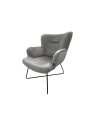 Armchair DKD Home Decor Grey Metal 67 x 81 x 87 cm | Tienda24 Tienda24.eu