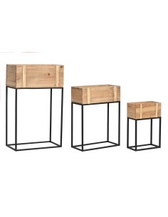 Cache-pot Alexandra House Living Or Fer 33 x 23 x 37 cm | Tienda24 Tienda24.eu