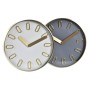 Reloj de Pared DKD Home Decor 35,5 x 4,2 x 35,5 cm Cristal Gris