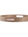 Snack tray DKD Home Decor Scandi Pink White 35 x 35 x 5 cm MDF Wood (3 Units) | Tienda24 Tienda24.eu