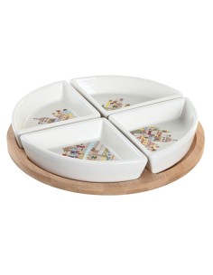 Prato de Jantar Ariane Oxide Cinzento Cerâmica Ø 31 cm (6 Unidades) | Tienda24 Tienda24.eu