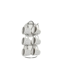 Set of Mugs LAV Stackable 360 ml (6 Units) | Tienda24 Tienda24.eu