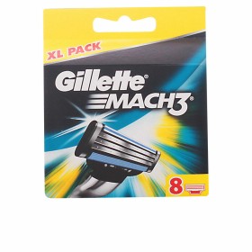 Rechanges pour Lame de Rasoir Gillette Mach 3 (8 uds) de Gillette, Homme - Réf : S0590272, Prix : 16,64 €, Remise : %