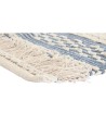 Tapis DKD Home Decor 180 x 120 x 2 cm Bleu Coton Blanc Boho | Tienda24 Tienda24.eu